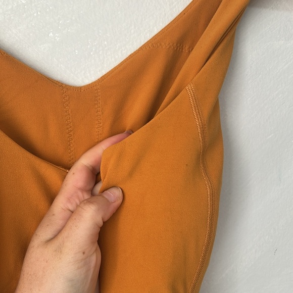 Lululemon Align Onesie 8" in Autumn Orange - Picture 6 of 8